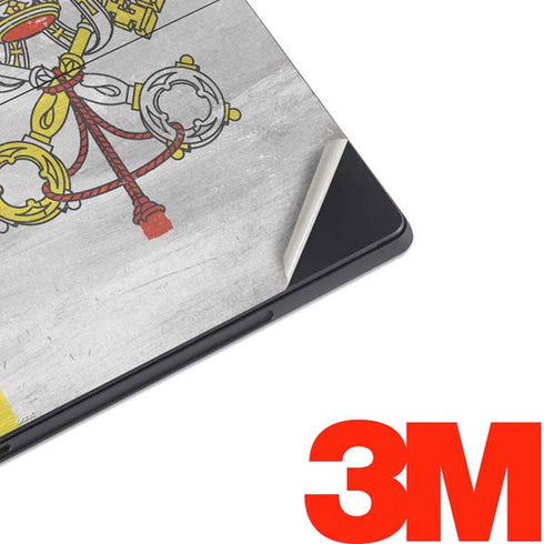 Vatican City Flag Distressed Surface Pro 7 Skin